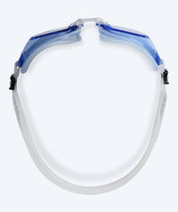 Watery nearsighted prescription swim goggles for adults - (-1.0) to (-8.0) - Clivia - Clear/blue