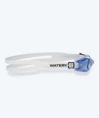 Watery nearsighted prescription swim goggles for adults - (-1.0) to (-8.0) - Clivia - Clear/blue