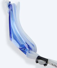 Watery nearsighted prescription swim goggles for adults - (-1.0) to (-8.0) - Clivia - Clear/blue