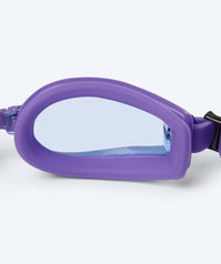 Watery nearsighted swimming goggles with prescription for adults - (-2.0) – (-8.0) - Clivia - Purple/blue