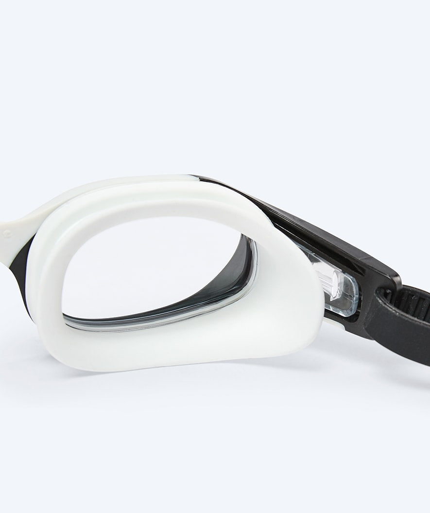 Watery training swimming goggles - Clyde Active - Black/clear