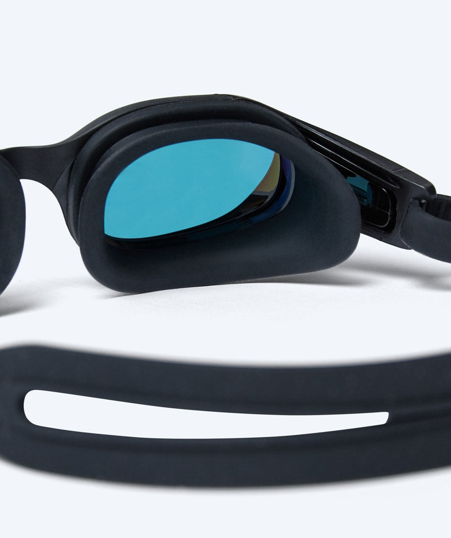 Watery training diving goggles - Clyde Mirror - Black/gold