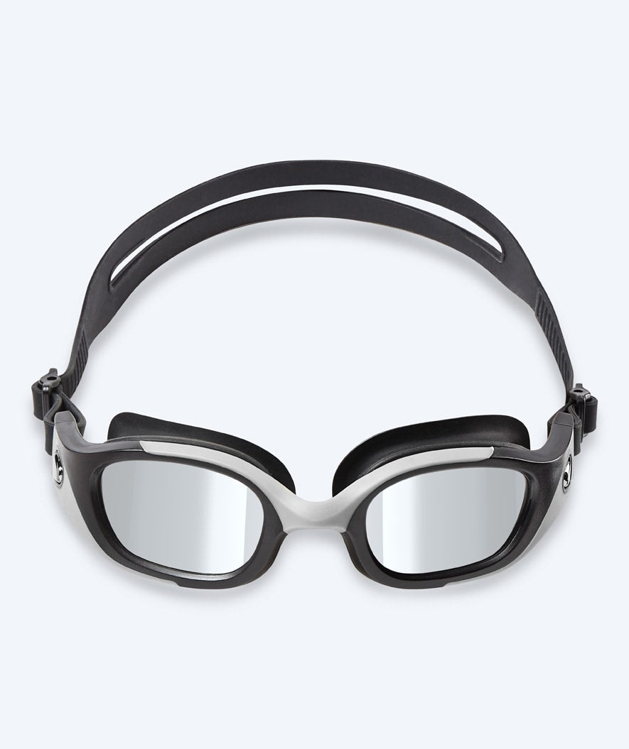 Watery exercise diving goggles - Clyde Mirror - Grey/silver