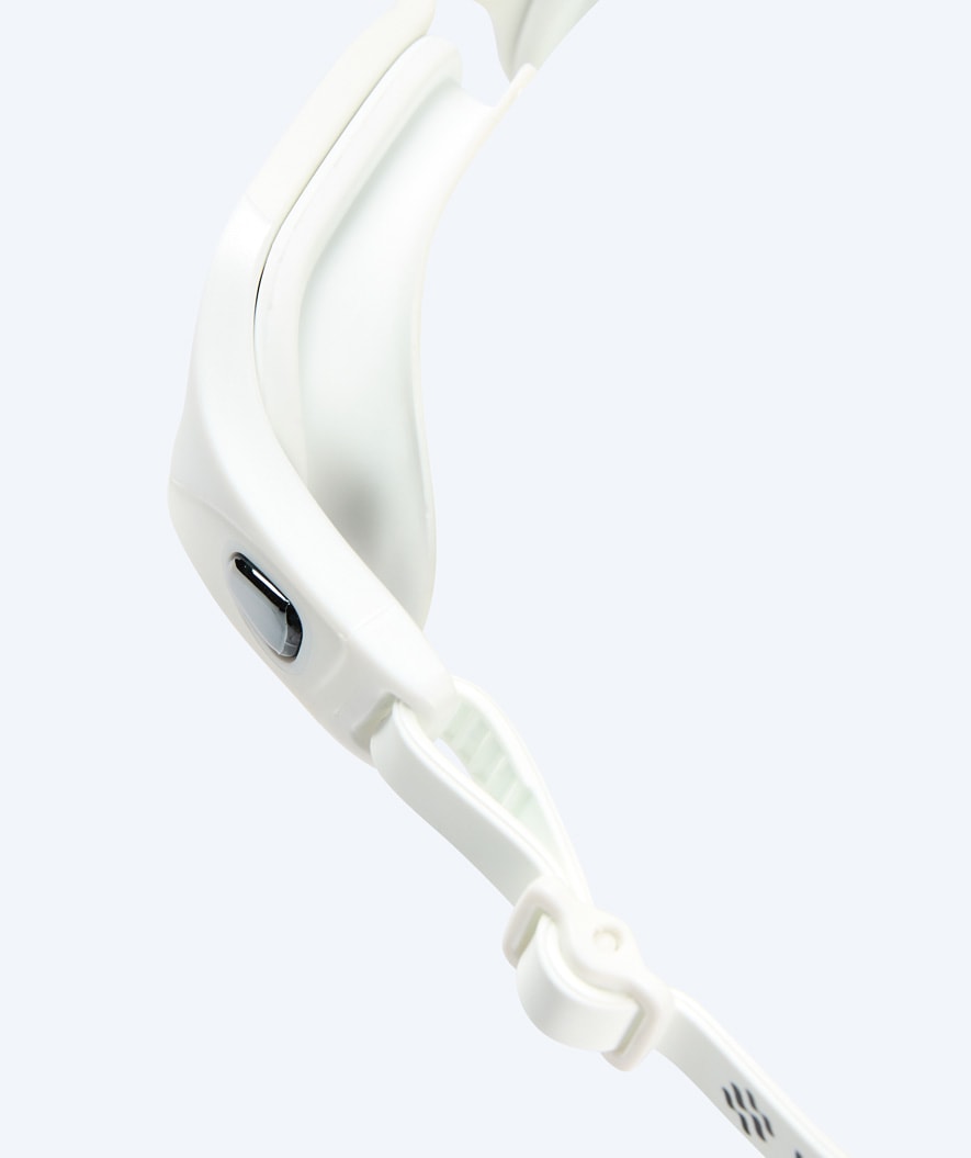 Watery exercise diving goggles - Clyde Mirror - White/silver