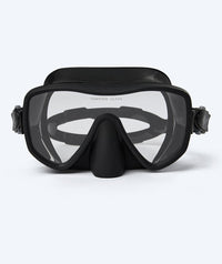Watery diving mask for adults (from 15 years) - Coast - Black