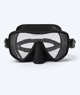 Watery diving mask for adults (from 15 years) - Coast - Black