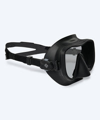 Watery diving mask for adults (from 15 years) - Coast - Black