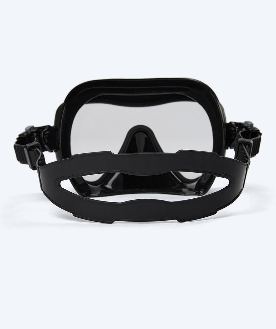 Watery diving mask for adults (from 15 years) - Coast - Black