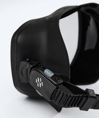 Watery diving mask for adults (from 15 years) - Coast - Black