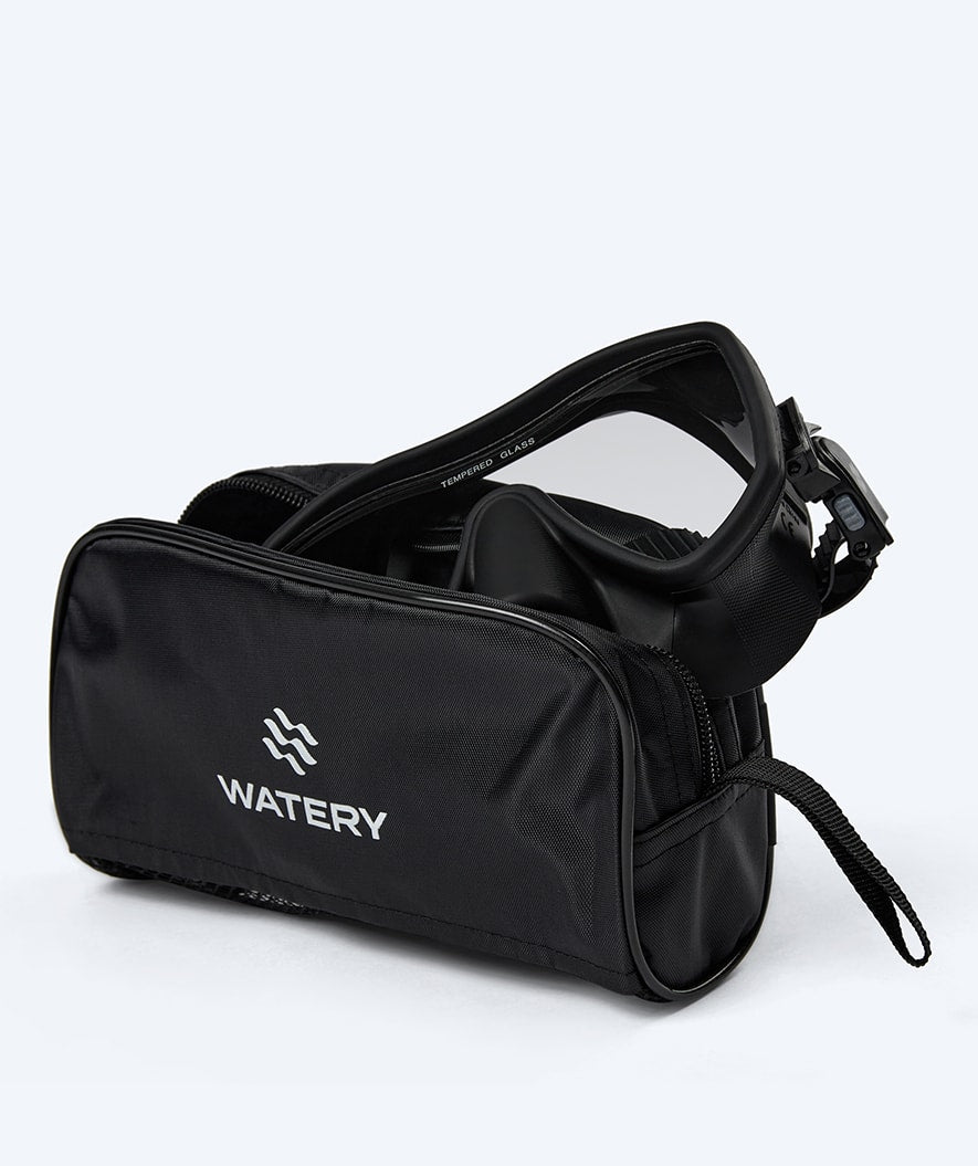 Watery diving mask for adults (from 15 years) - Coast - Black