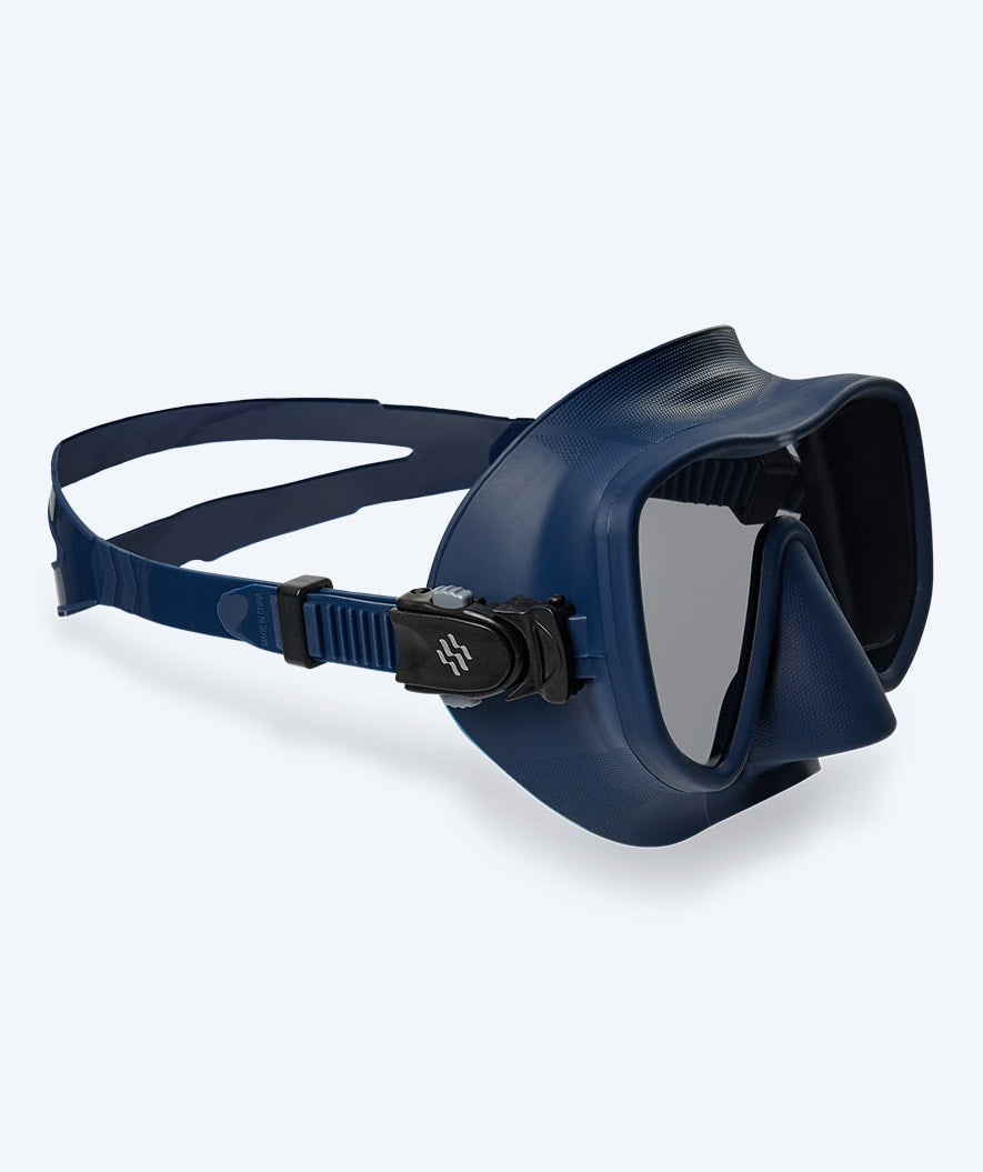Watery diving mask for adults (from 15 years) - Coast - Dark blue