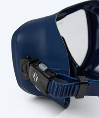 Watery diving mask for adults (from 15 years) - Coast - Dark blue