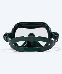 Watery diving mask for adults (from 15 years) - Coast - Dark green