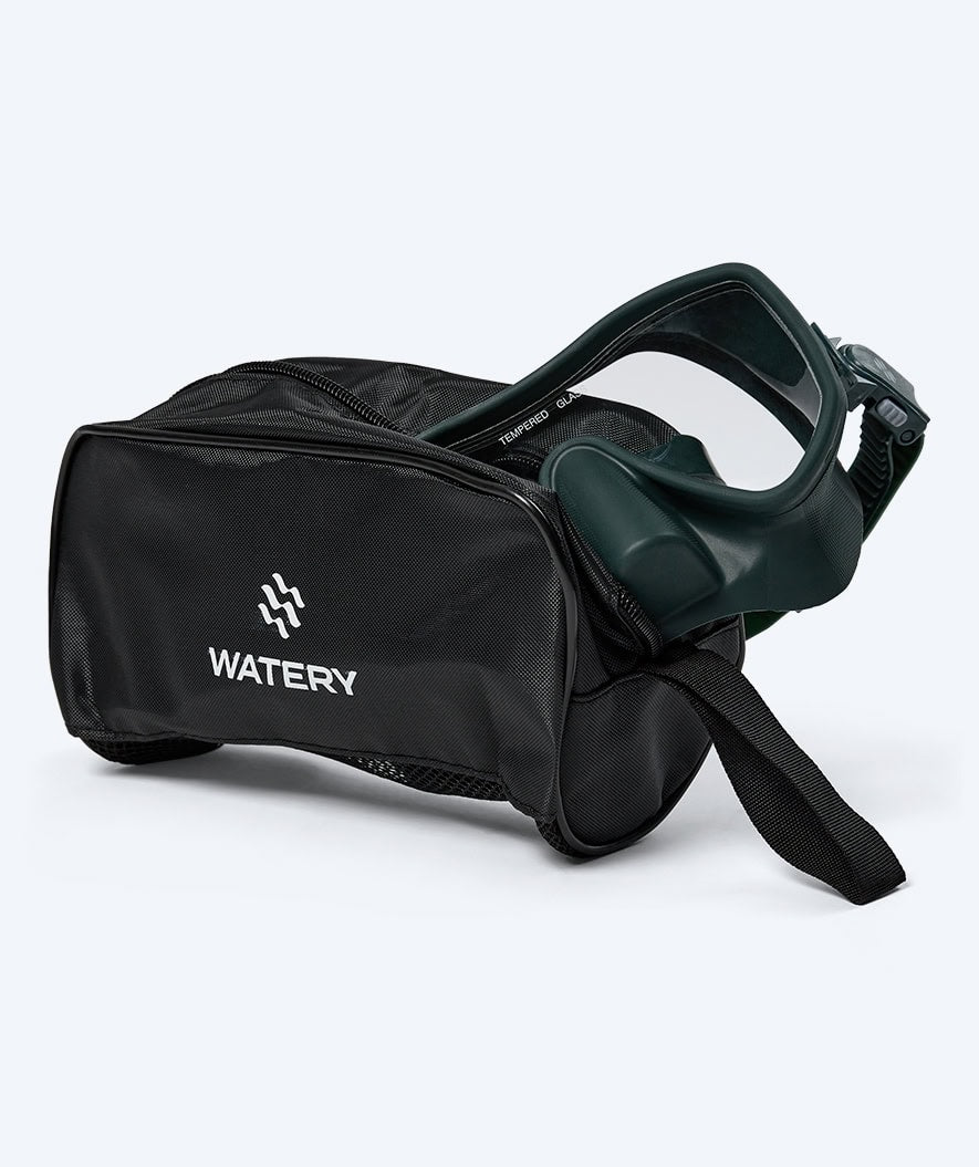 Watery diving mask for adults (from 15 years) - Coast - Dark green