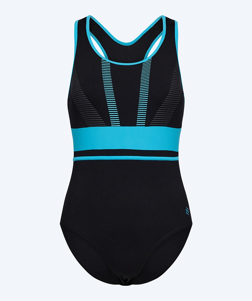 Watery swimsuit for women - Conway - Black/light Blue
