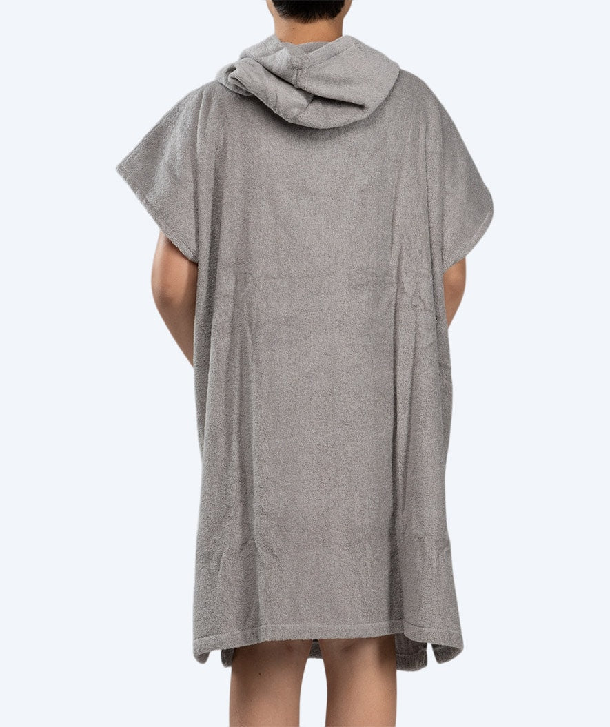 Watery bathing poncho for junior (6-15) - Cotton - Grey