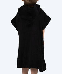 Watery bathing poncho for kids (1-6) - Cotton - Black