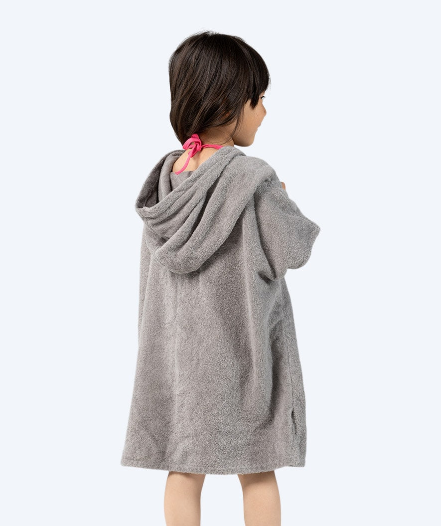 Watery bathing poncho for kids (1-6) - Cotton - Grey
