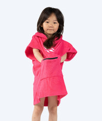 Watery bathing poncho for kids (1-6) - Cotton - Pink