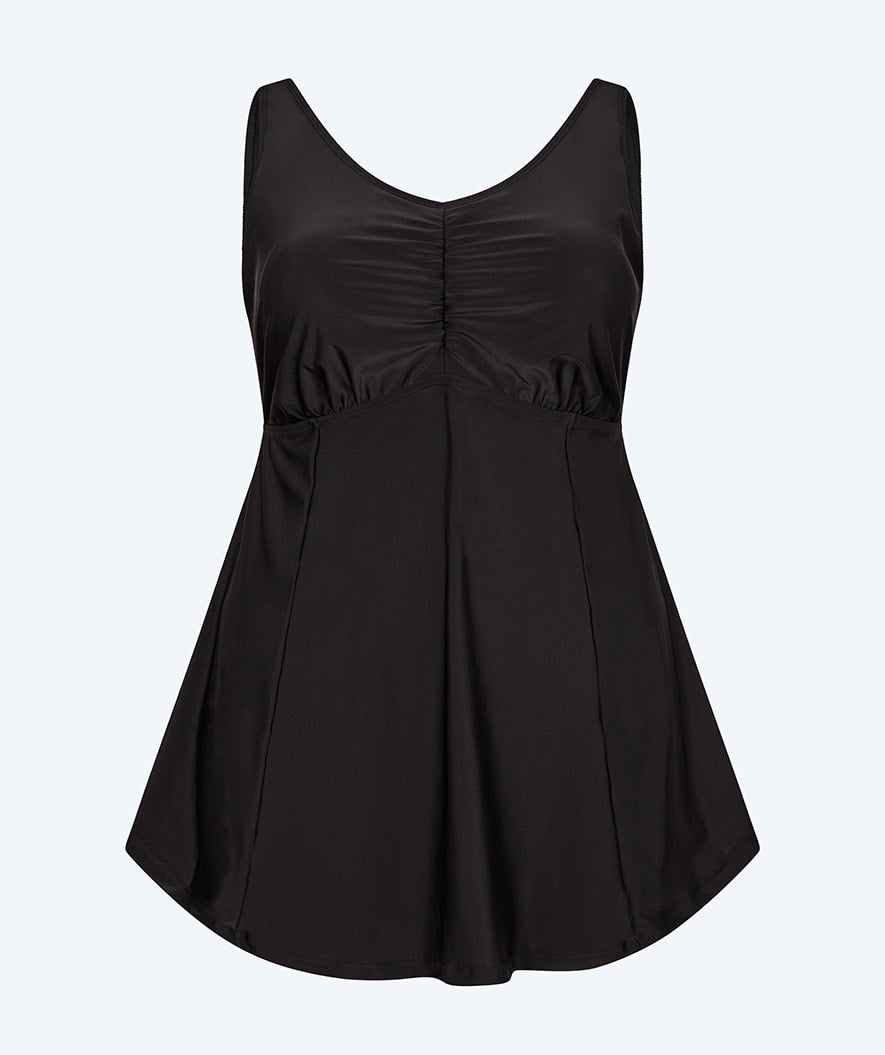 Watery skirted swimsuit for women - Dayla - Black