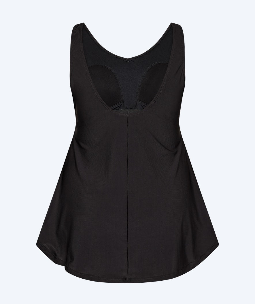 Watery skirted swimsuit for women - Dayla - Black