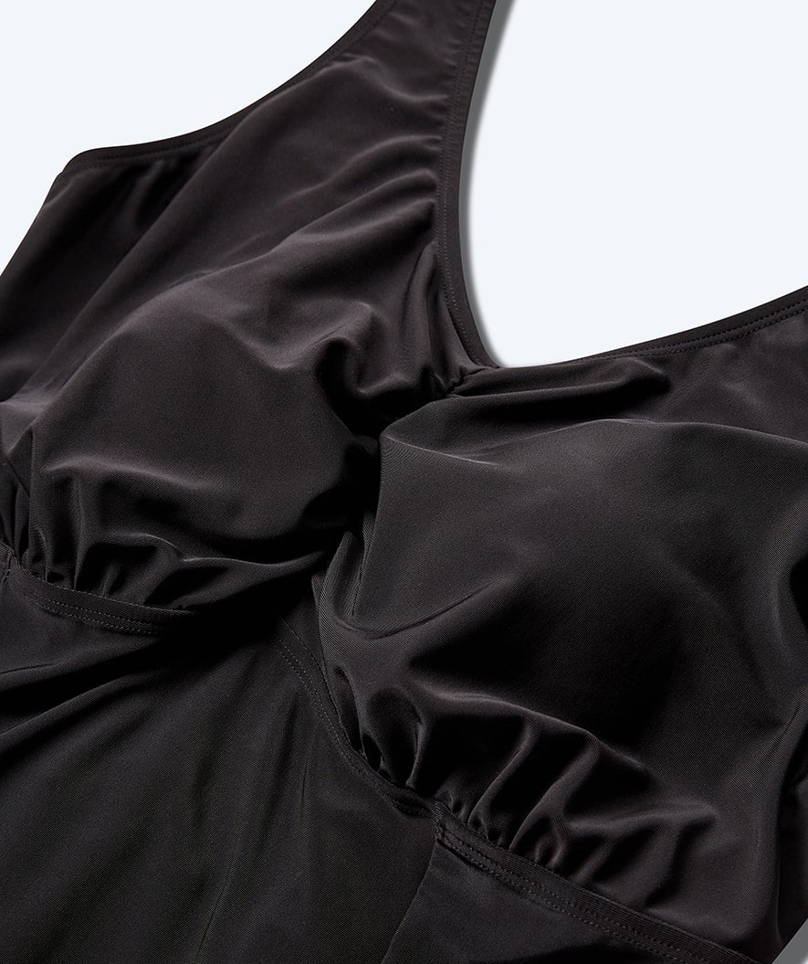 Watery skirted swimsuit for women - Dayla - Black