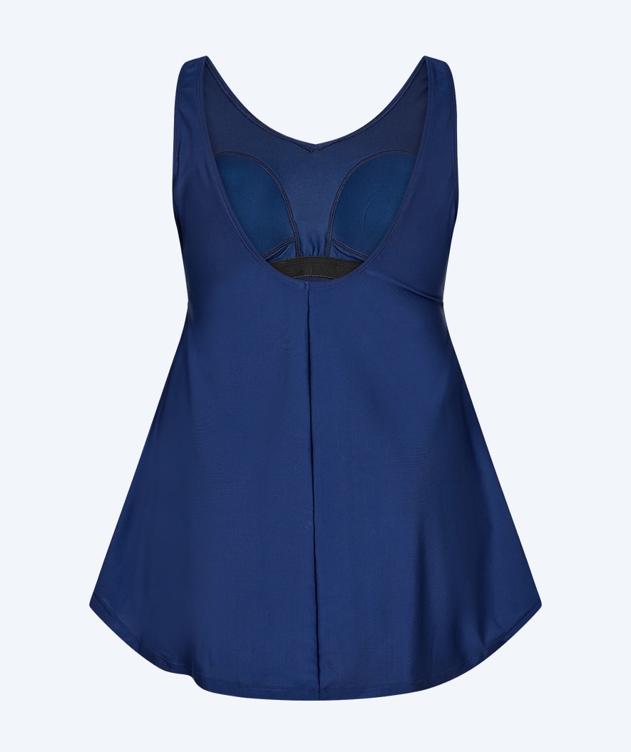 Watery swimsuit with skirt for women - Dayla - Dark blue