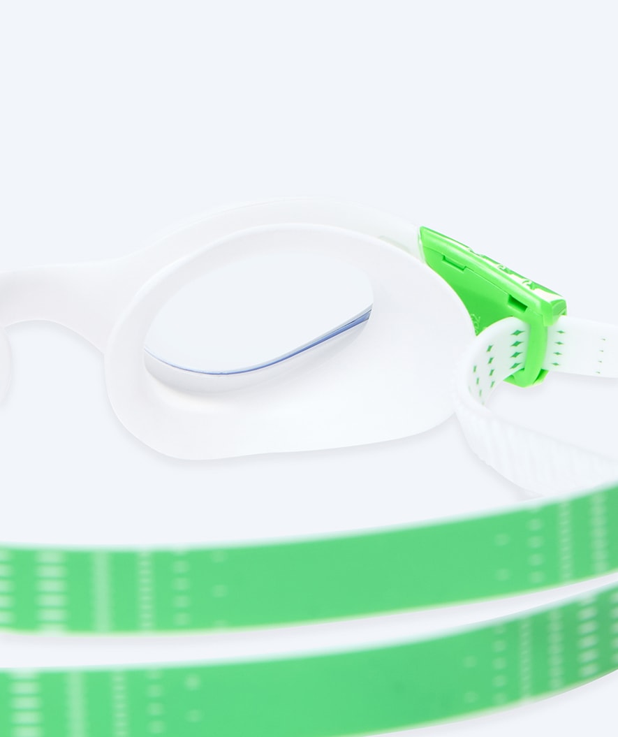 Watery diving goggles for kids - Delta - Green/white