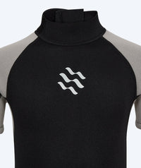 Watery wetsuit for kids - Short Sleeve Duncan (3mm) - Black