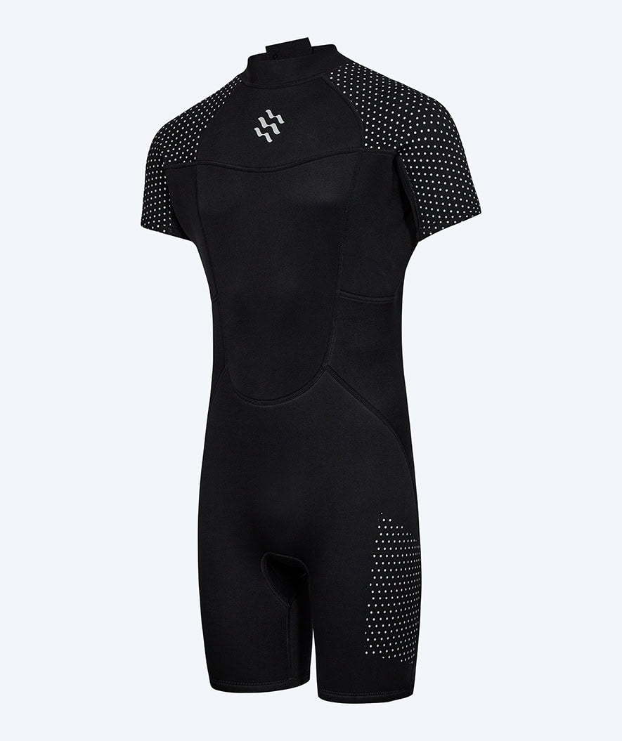 Watery wetsuit for men - Short Sleeve Duncan (3mm) - Black