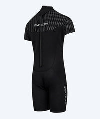 Watery wetsuit for men - Short Sleeve Duncan (3mm) - Black