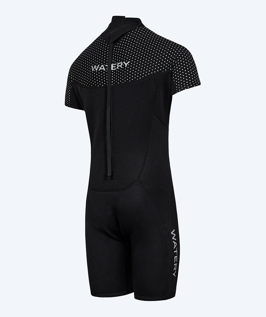 Watery wetsuit for men - Short Sleeve Duncan (3mm) - Black