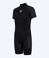 Watery wetsuit for women - Short Sleeve Duncan (3mm) - Black