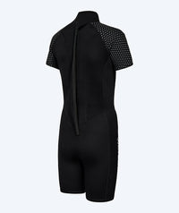 Watery wetsuit for women - Short Sleeve Duncan (3mm) - Black