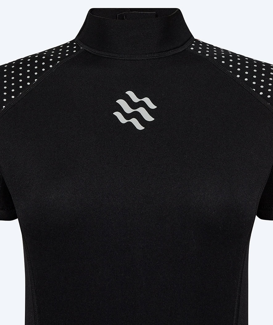 Watery wetsuit for women - Short Sleeve Duncan (3mm) - Black