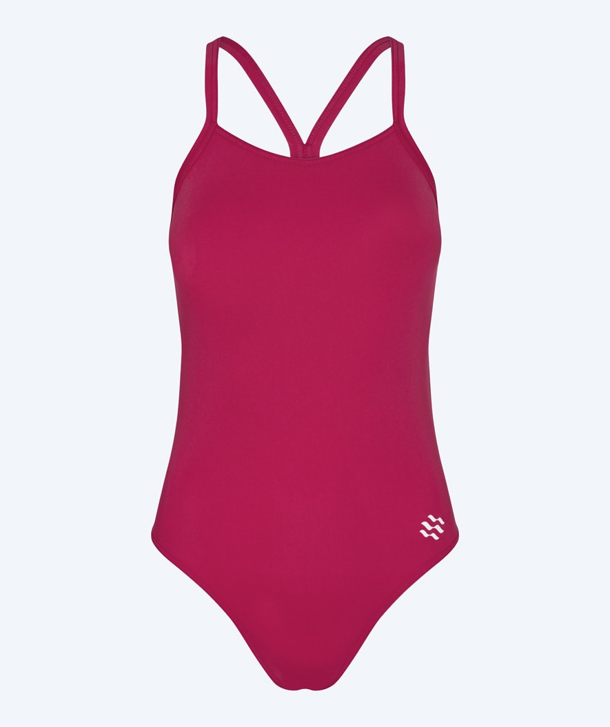 Watery swimsuit for women - Eco Freestyler - Dusty Red