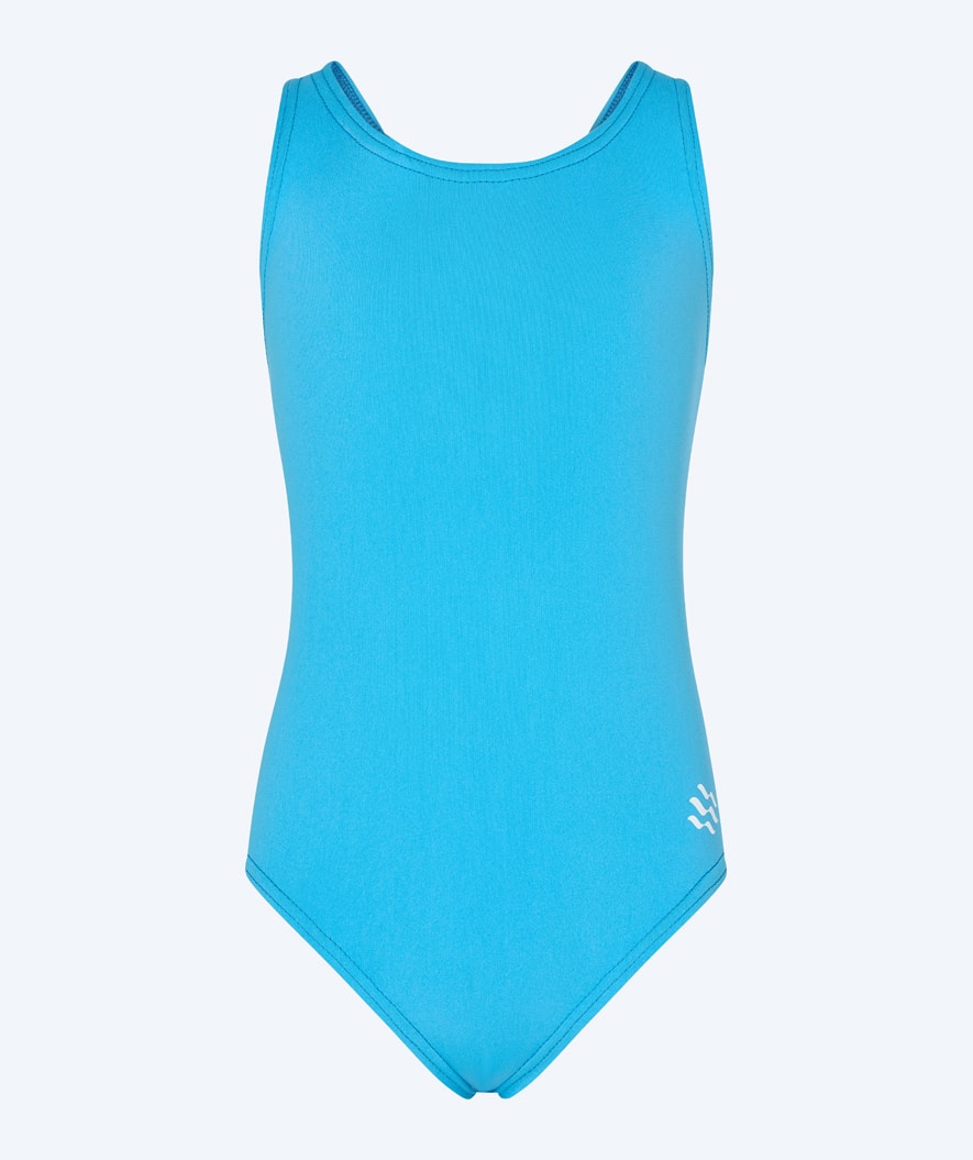 Watery swimsuit for girls - Eco Poolparty - Electric Blue