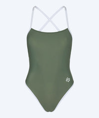 Watery swimsuit for women - Eco Sunkissed Solid - Army