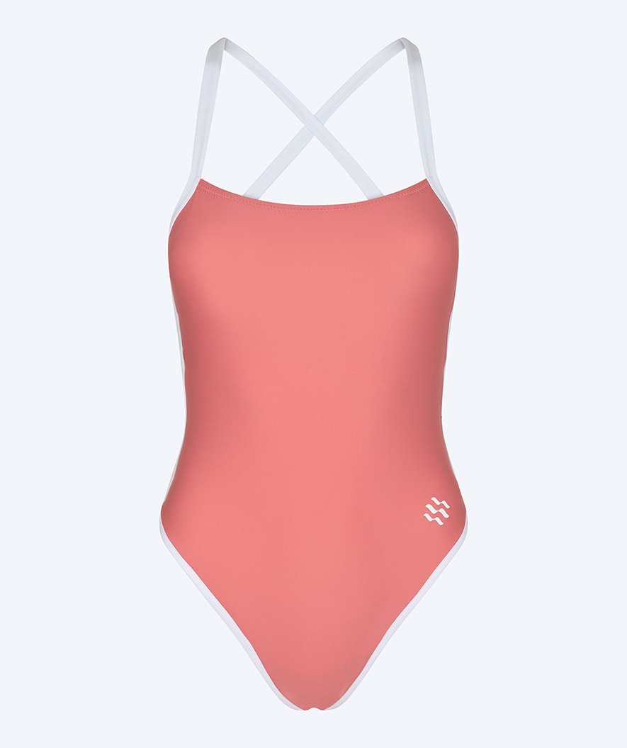 Watery swimsuit for women - Eco Sunkissed Solid - Cavalry Red