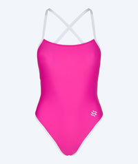 Watery swimsuit for women - Eco Sunkissed Solid - Cherry Pink