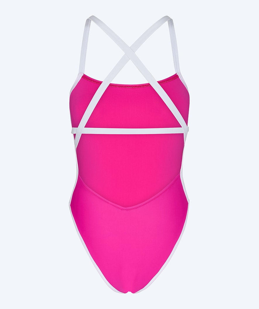 Watery swimsuit for women - Eco Sunkissed Solid - Cherry Pink