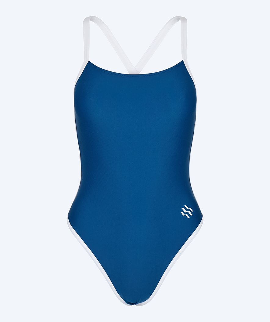 Watery swimsuit for women - Eco Sunkissed Solid - Dark Blue