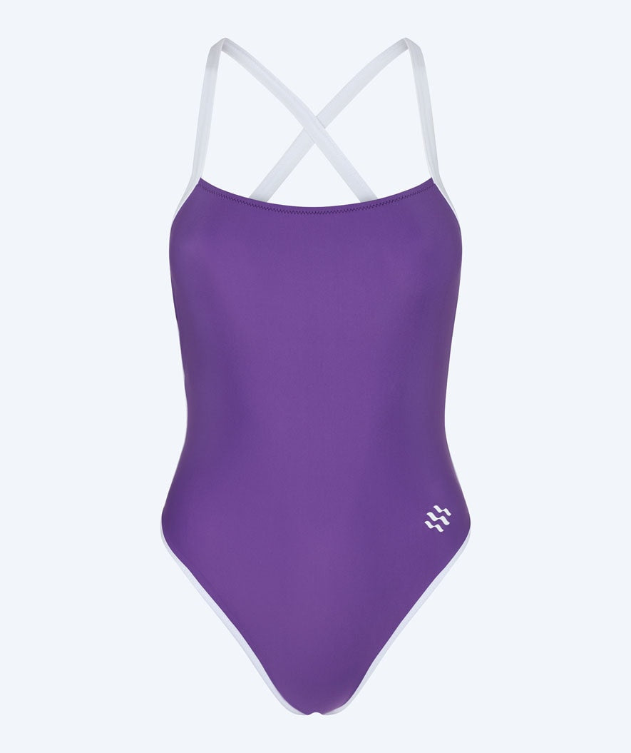 Watery swimsuit for women - Eco Sunkissed Solid - Rubin Purple