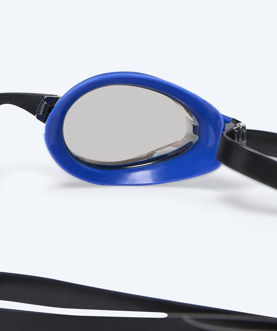Watery Elite swimming goggles - Poseidon Mirror - Blue/silver