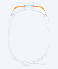Watery Elite swim goggles - Poseidon Mirror - White/gold