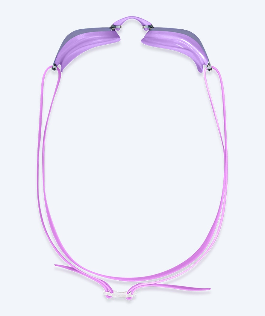 Watery Elite swimming goggles - Poseidon Mirror - Purple/silver