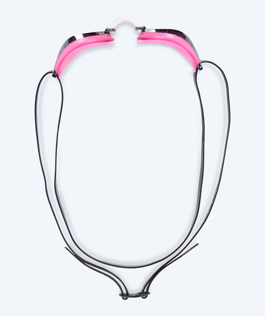 Watery Elite swim goggles - Poseidon Mirror - Pink/silver