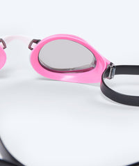 Watery Elite swim goggles - Poseidon Mirror - Pink/silver