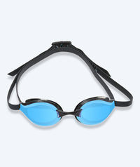 Watery Elite swim goggles - Poseidon Mirror - Black/blue