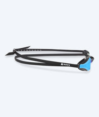 Watery Elite swim goggles - Poseidon Mirror - Black/blue